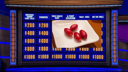 Jeopardy 2020 Miracle Fruit